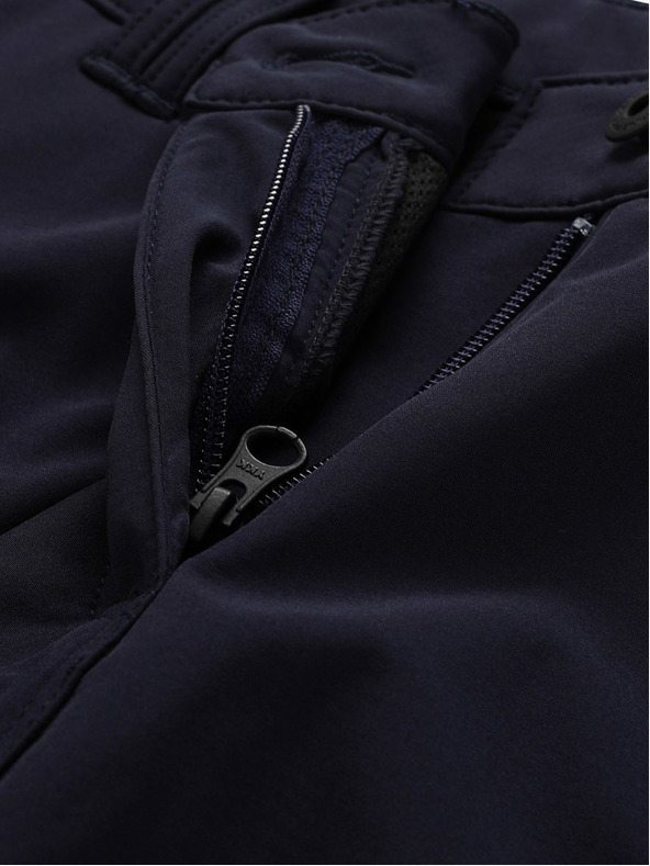 ALPINE PRO Temno modre ženske softshell hlače ALPINE PRO Shinara