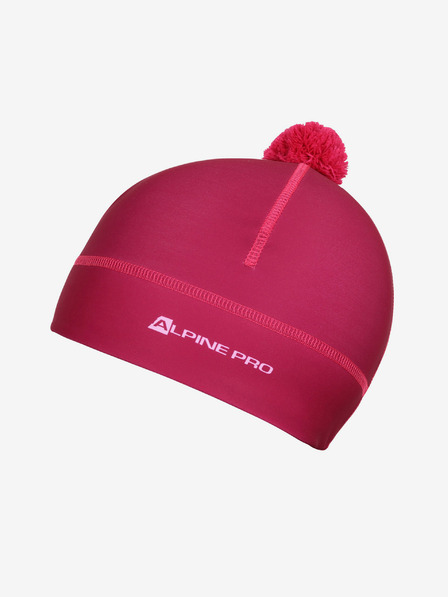 ALPINE PRO Funkcionalna kapa s pompom ALPINE PRO ABERE roza