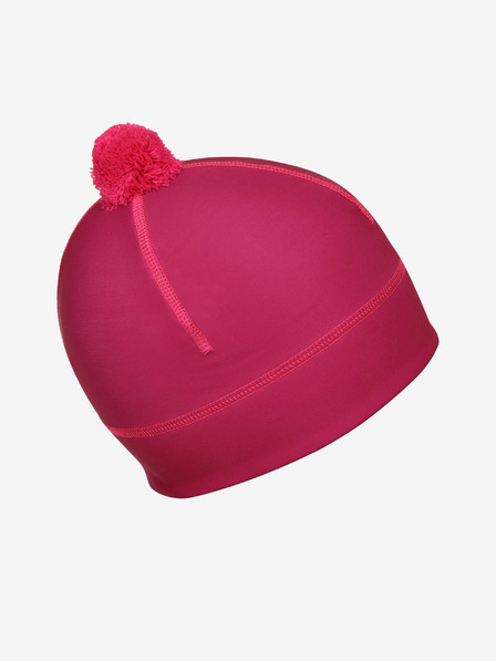 ALPINE PRO Funkcionalna kapa s pompom ALPINE PRO ABERE roza