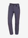 ALPINE PRO Ženske softshell hlače ALPINE PRO ENOBA sive barve