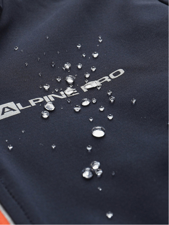 ALPINE PRO Oranžno-modra otroška softshell jakna ALPINE PRO TYCHO