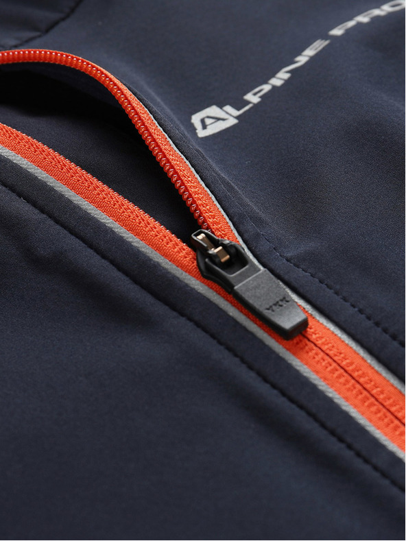 ALPINE PRO Oranžno-modra otroška softshell jakna ALPINE PRO TYCHO