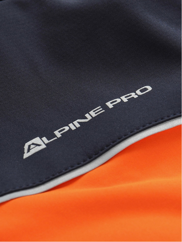 ALPINE PRO Oranžno-modra otroška softshell jakna ALPINE PRO TYCHO