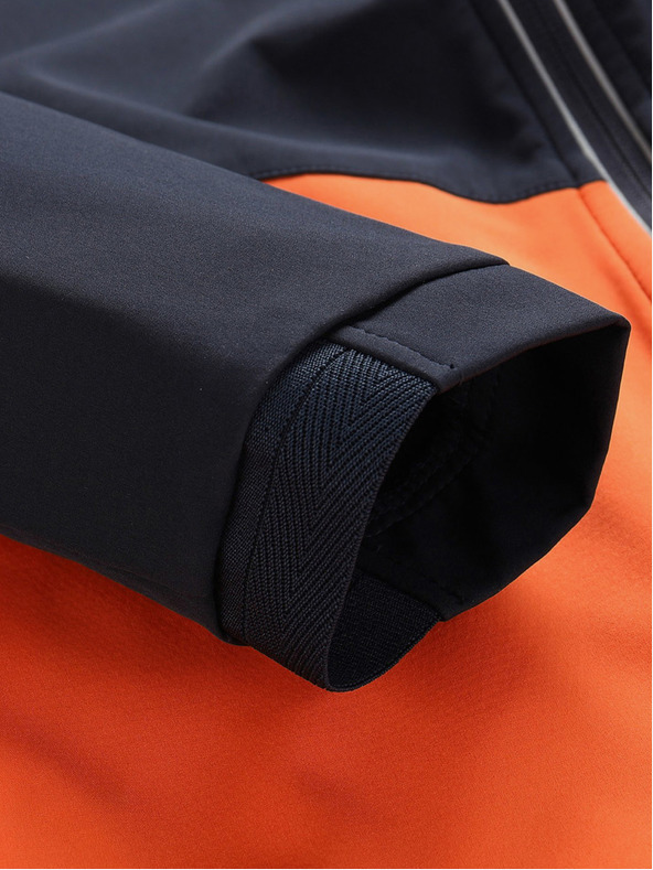 ALPINE PRO Modra in oranžna moška softshell jakna ALPINE PRO TYCH