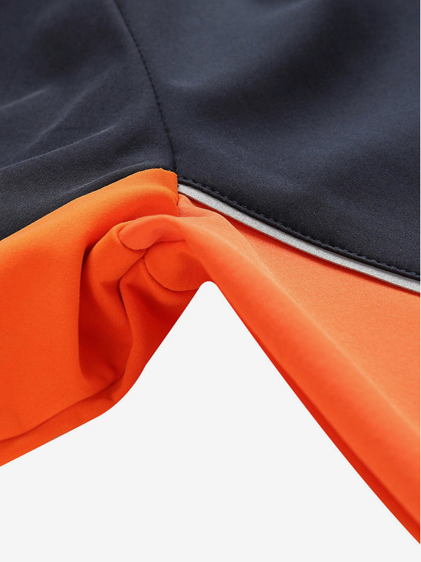 ALPINE PRO Modra in oranžna moška softshell jakna ALPINE PRO TYCH