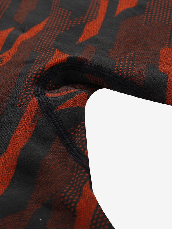 ALPINE PRO Črno-rdeče moško funkcionalno spodnje perilo ALPINE PRO CALON