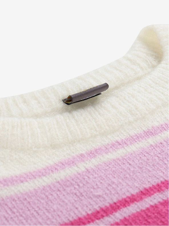 NAX Otroški črtasti pulover nax NAX NORDO beige