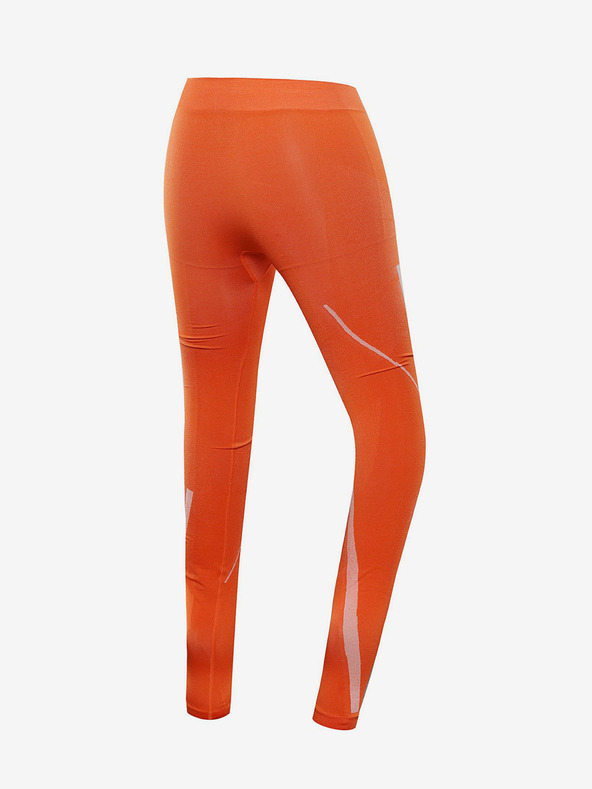 ALPINE PRO Oranžne moške funkcionalne spodnje hlače ALPINE PRO ELIB