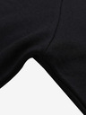 NAX Črna moška osnovna majica s kapuco NAX Geoc