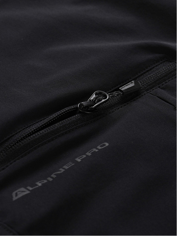 ALPINE PRO Črne moške softshell hlače ALPINE PRO Span
