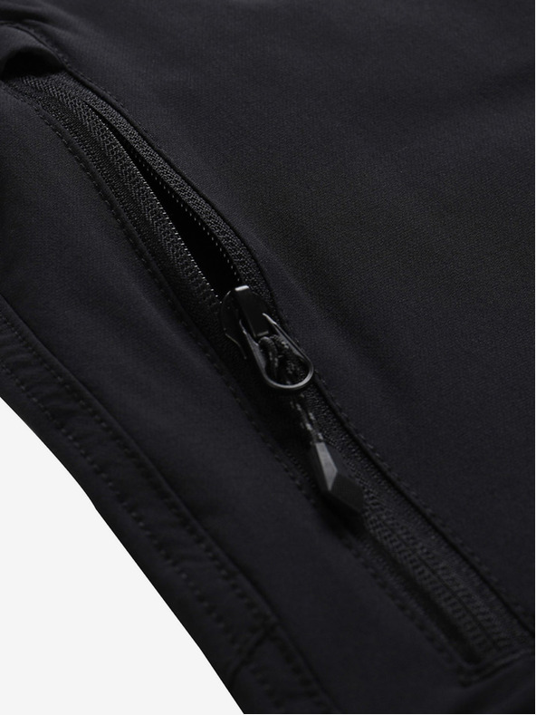 ALPINE PRO Črne moške softshell hlače ALPINE PRO Span