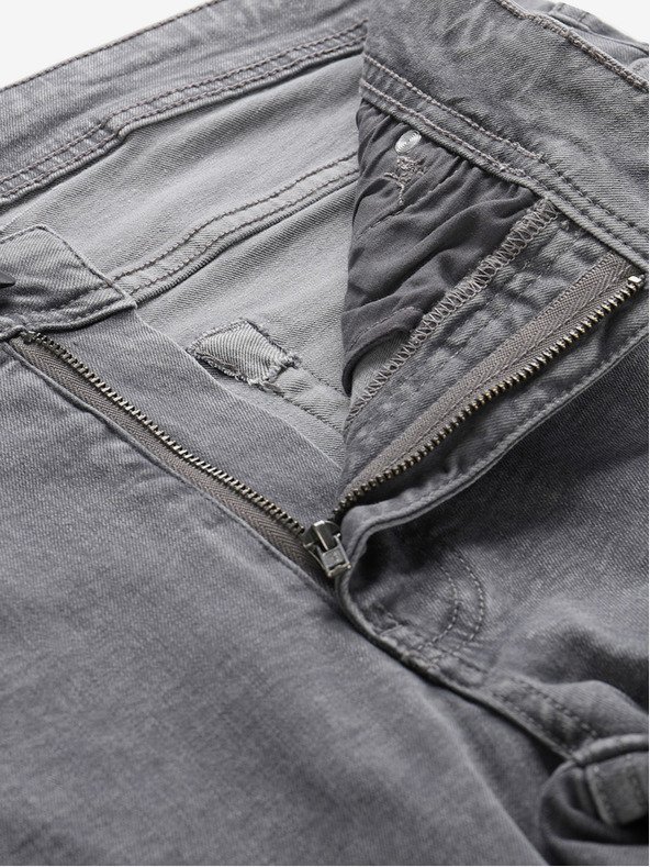 NAX Sive moške slim fit kavbojke NAX GERW