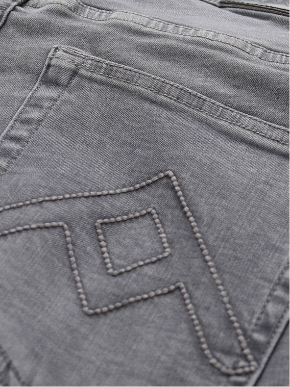 NAX Sive moške slim fit kavbojke NAX GERW