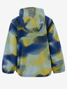 ALPINE PRO Modro-zelena otroška vodoodbojna jakna ALPINE PRO GOZERO