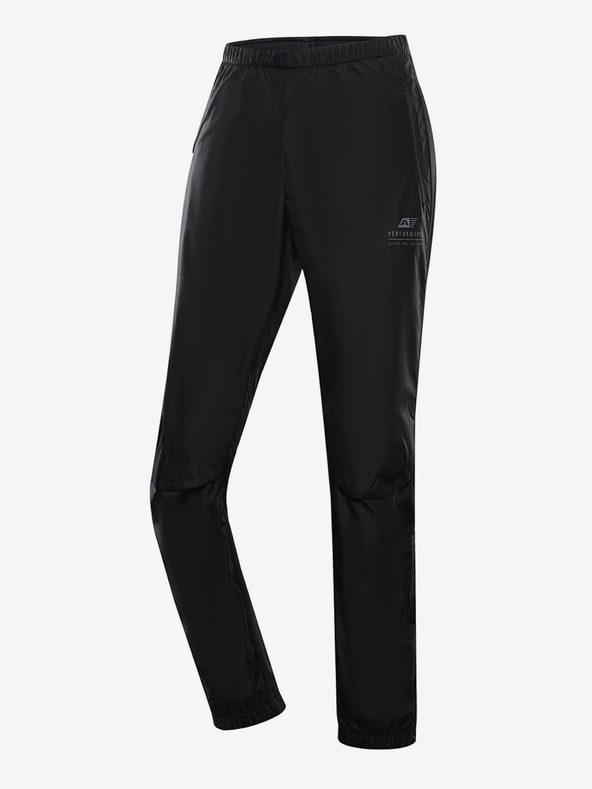 ALPINE PRO Črne moške hitro sušeče se hlače ALPINE PRO SAMUL