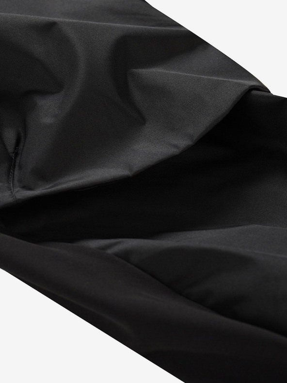 ALPINE PRO Črne moške hitro sušeče se hlače ALPINE PRO SAMUL