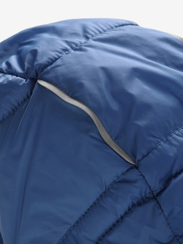 ALPINE PRO Modra otroška obojestranska zimska bunda ALPINE PRO EROMO
