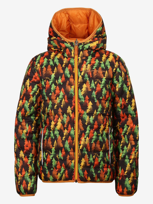 ALPINE PRO Rjava otroška obojestranska zimska bunda ALPINE PRO EROMO