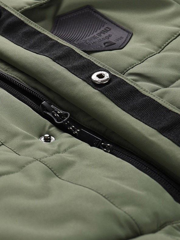 ALPINE PRO Zelen moški jopič z membrano ALPINE PRO HARD