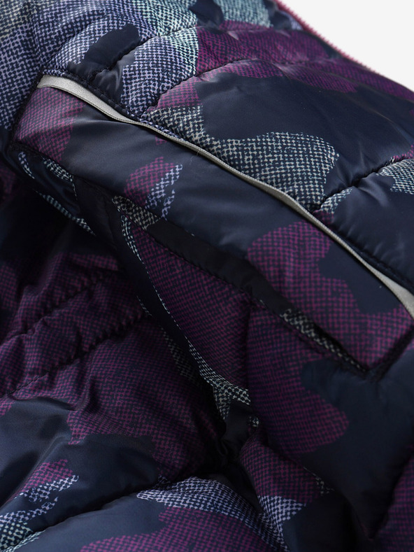 ALPINE PRO Vijolična otroška obojestranska zimska bunda ALPINE PRO EROMO