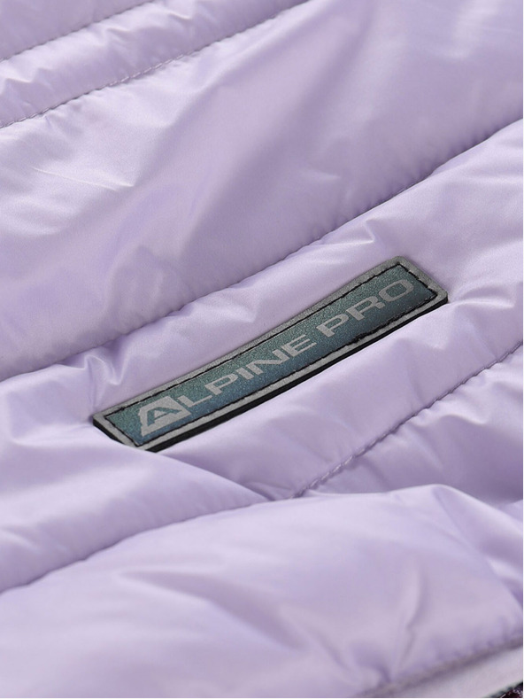 ALPINE PRO Vijolična otroška obojestranska zimska bunda ALPINE PRO EROMO