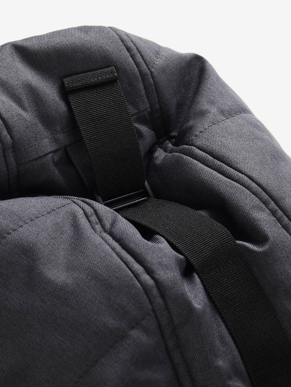 ALPINE PRO Temno siva ženska zimska prešita jopica z membrano ALPINE PRO HARDA