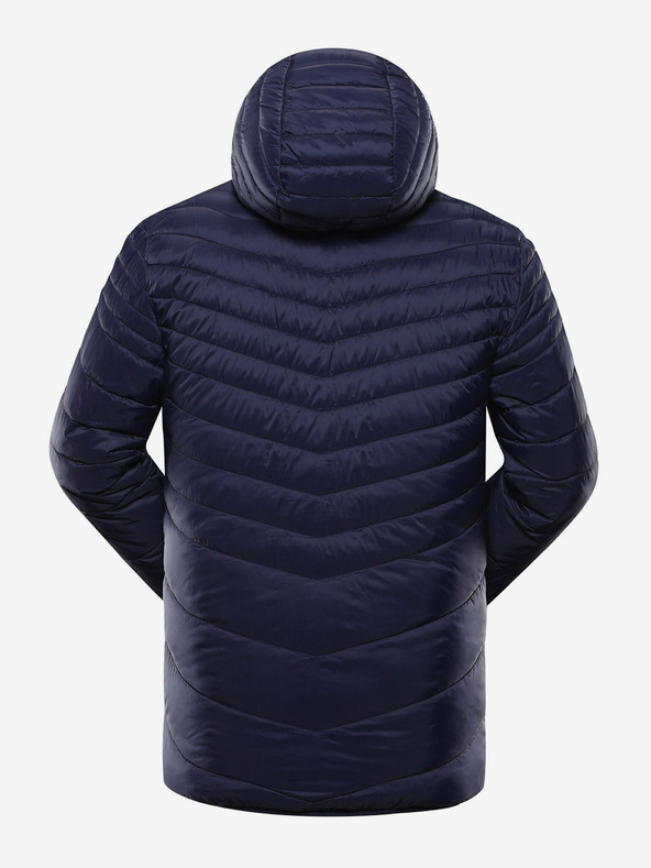 ALPINE PRO Rjava in modra moška zimska jakna ALPINE PRO EROM