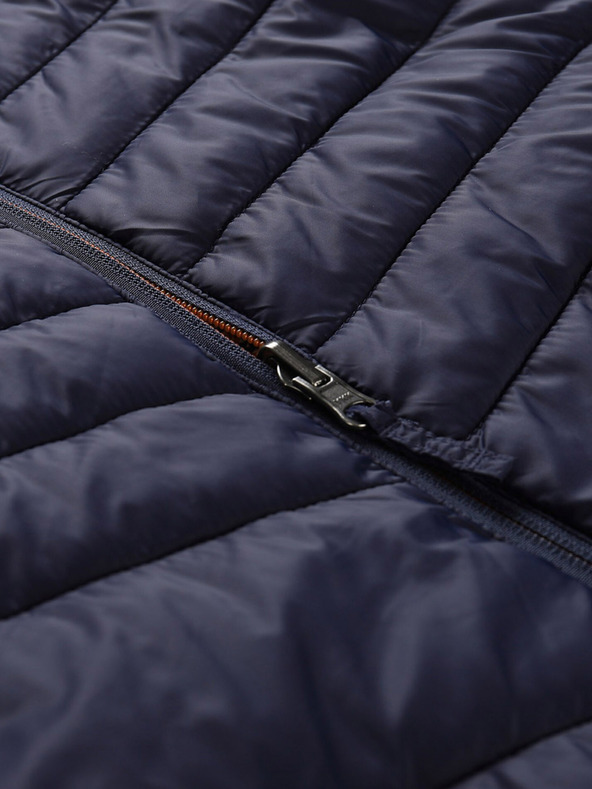 ALPINE PRO Rjava in modra moška zimska jakna ALPINE PRO EROM