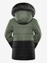 ALPINE PRO Črno-zelena otroška zimska bunda ALPINE PRO EGYPO