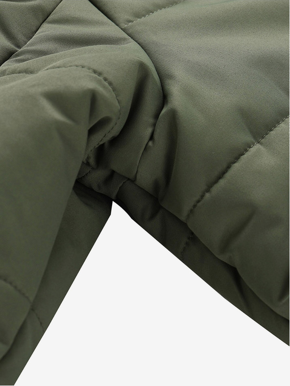 ALPINE PRO Črno-zelena otroška zimska bunda ALPINE PRO EGYPO