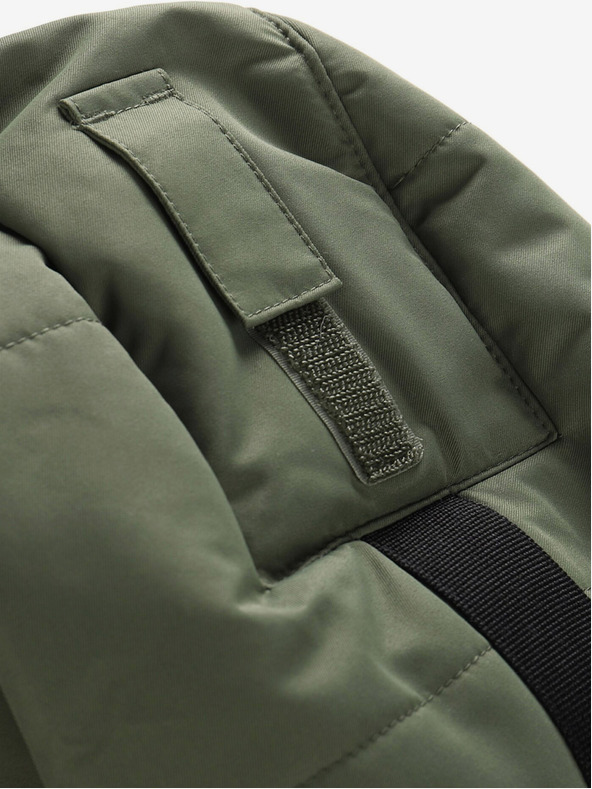 ALPINE PRO Črno-zelena otroška zimska bunda ALPINE PRO EGYPO