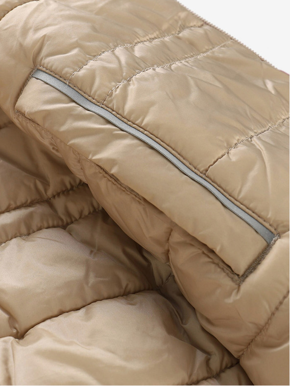 ALPINE PRO Bež in roza otroška obojestranska zimska bunda ALPINE PRO EROMO