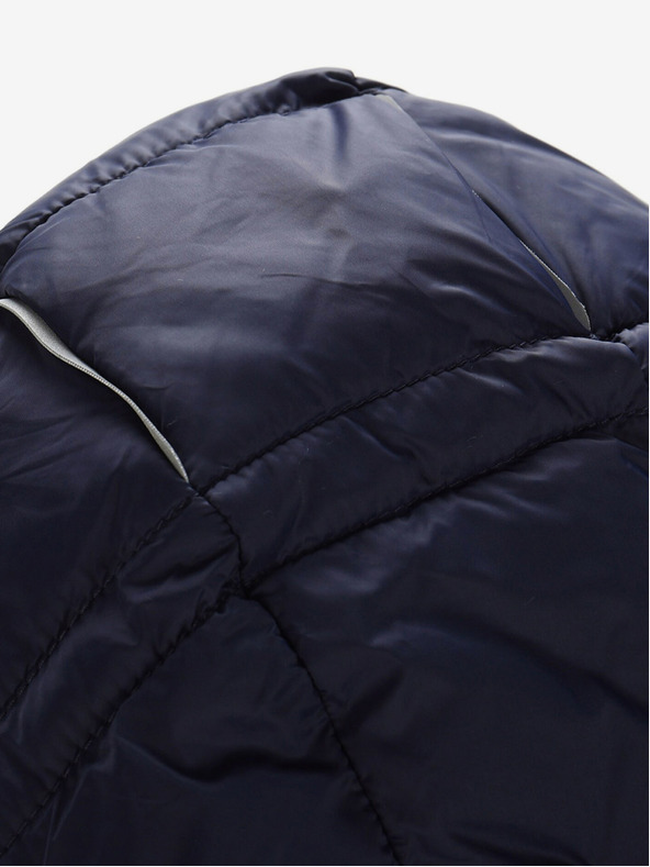 ALPINE PRO Kaki-modra otroška reverzibilna zimska bunda ALPINE PRO EROMO