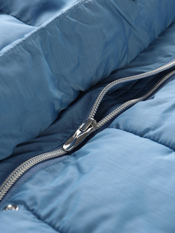 ALPINE PRO Modri ženski zimski prešiti plašč ALPINE PRO EDORA