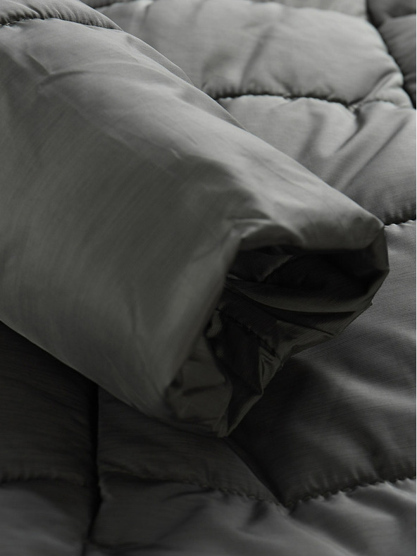 ALPINE PRO Siv ženski zimski prešiti plašč ALPINE PRO EDORA