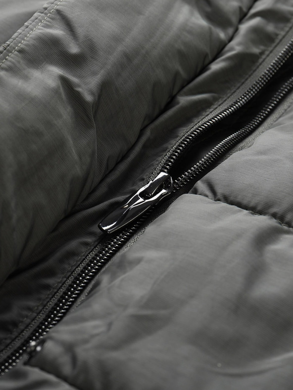 ALPINE PRO Siv ženski zimski prešiti plašč ALPINE PRO EDORA