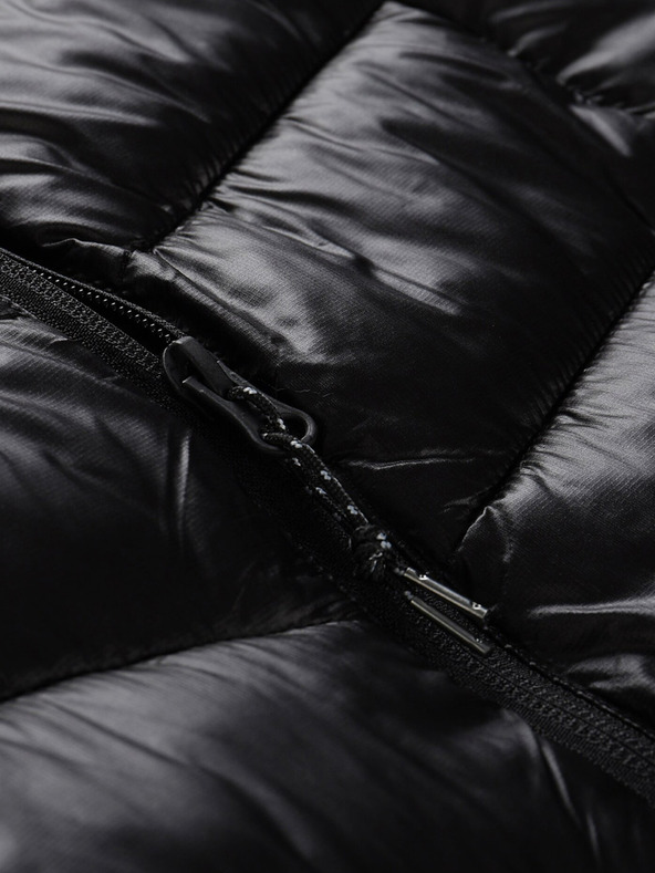 ALPINE PRO Črn ženski zimski prešiti plašč ALPINE PRO OREFA