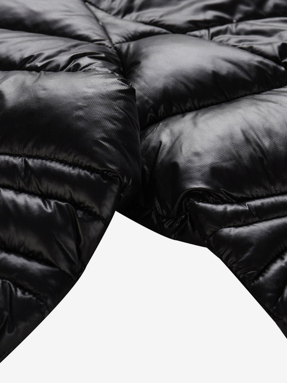 ALPINE PRO Črn ženski zimski prešiti plašč ALPINE PRO OREFA