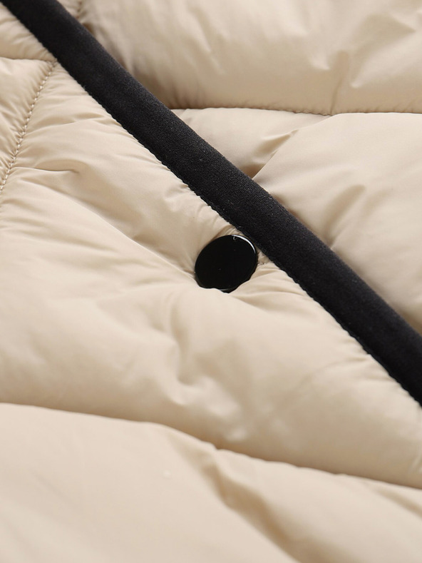 NAX Bež ženski zimski prešiti plašč NAX ZARGA