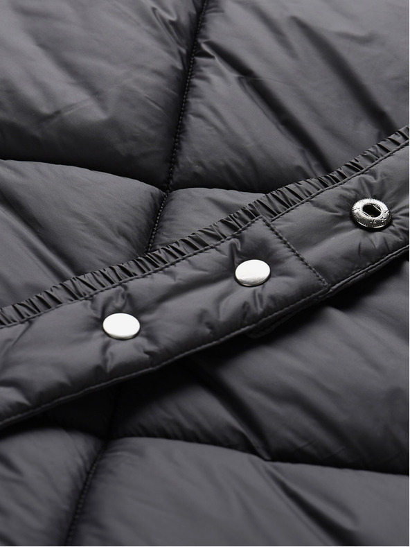 NAX Črn ženski zimski prešiti plašč NAX ZARGA