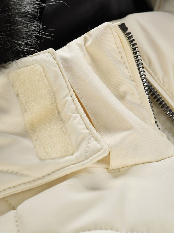 ALPINE PRO Kremasta ženska zimska jakna ALPINE PRO LODERA