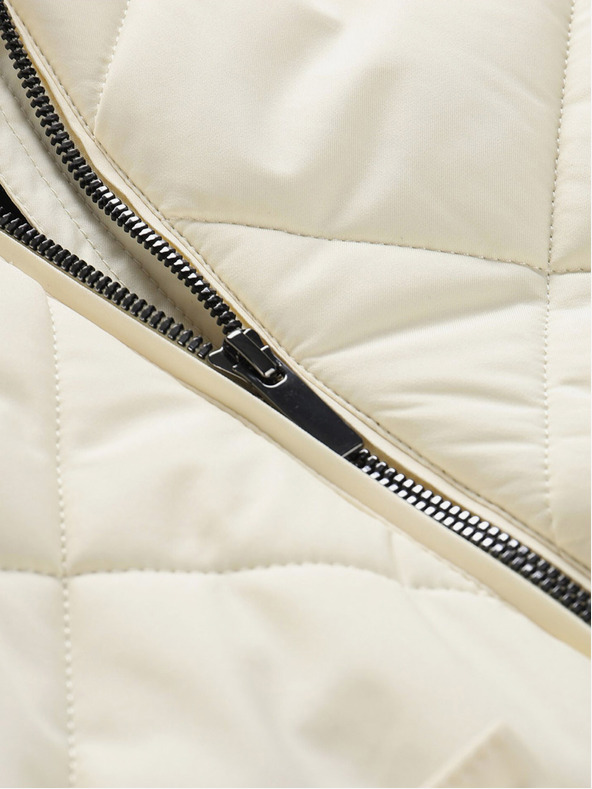 ALPINE PRO Kremasta ženska zimska jakna ALPINE PRO LODERA