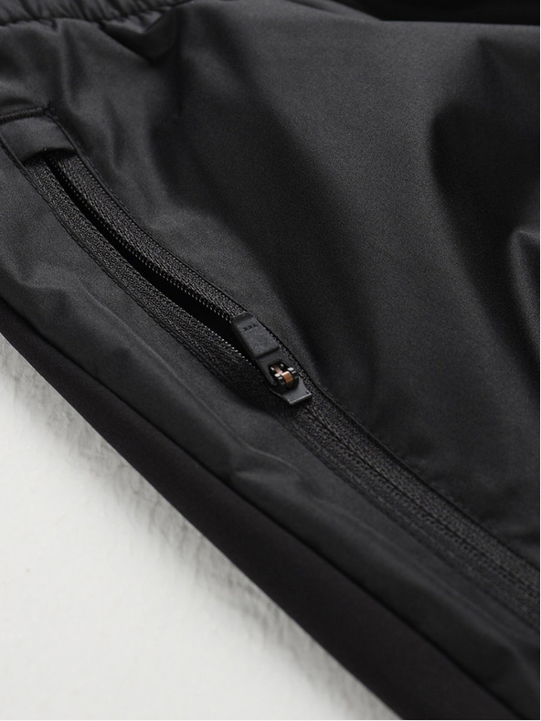 ALPINE PRO Črne ženske športne hlače, ki se hitro sušijo ALPINE PRO SAMULA