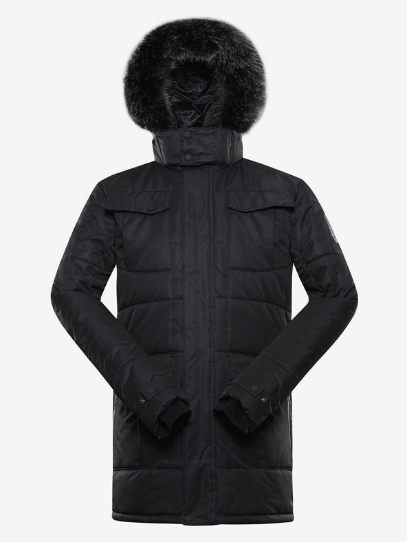 ALPINE PRO Črna moška zimska jakna ALPINE PRO Egyp