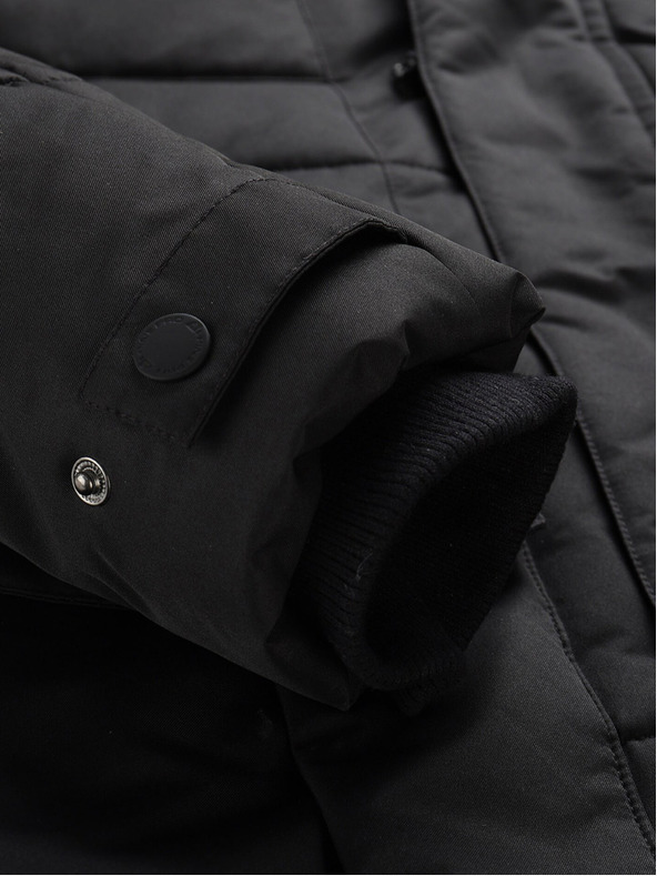 ALPINE PRO Črna moška zimska jakna ALPINE PRO Egyp