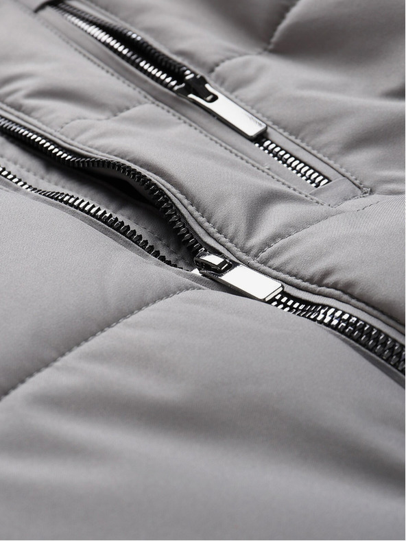 ALPINE PRO Siva moška zimska jakna ALPINE PRO LODER