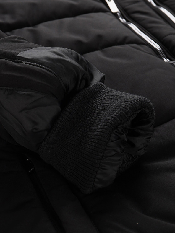 ALPINE PRO Črna moška zimska jakna ALPINE PRO LODER