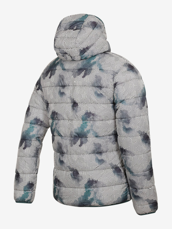 ALPINE PRO Zeleno-bela izmenljiva moška zimska jakna ALPINE PRO EROM