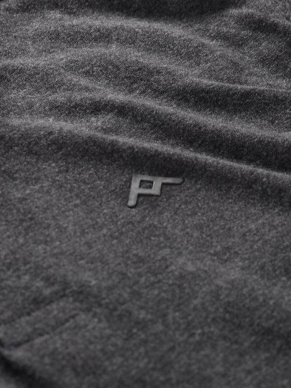 NAX Temno siva moška osnovna polo majica NAX HOFED