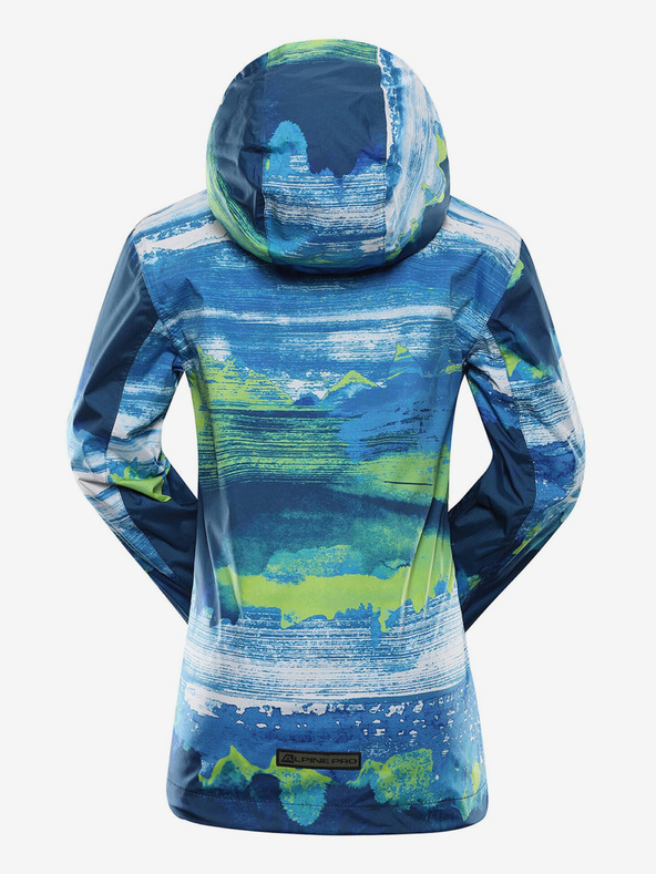 ALPINE PRO Zeleno-modra fantovska zunanja jakna ALPINE PRO ZEREDO